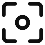 Photo Focus Ellipse SVG Icon